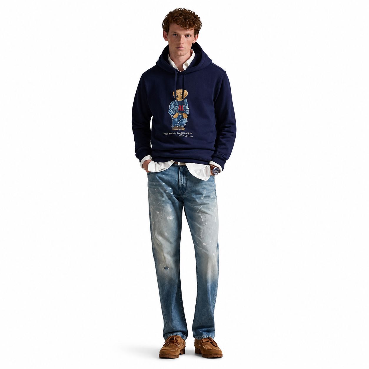 Ralph Lauren Polo Bear Fleece Kapuzenpullover