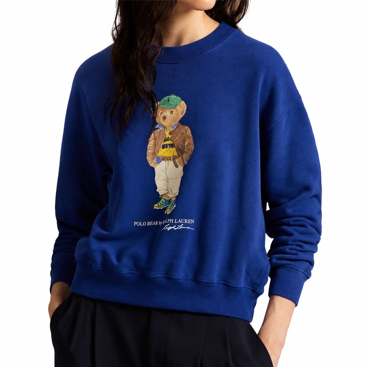 Ralph Lauren Polo Bear Leichtes Fleece Rundhals-Sweatshirt
