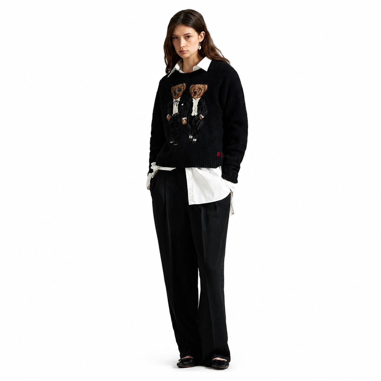 Ralph Lauren the Ralph & Ricky Tuxedo Bear Pullover