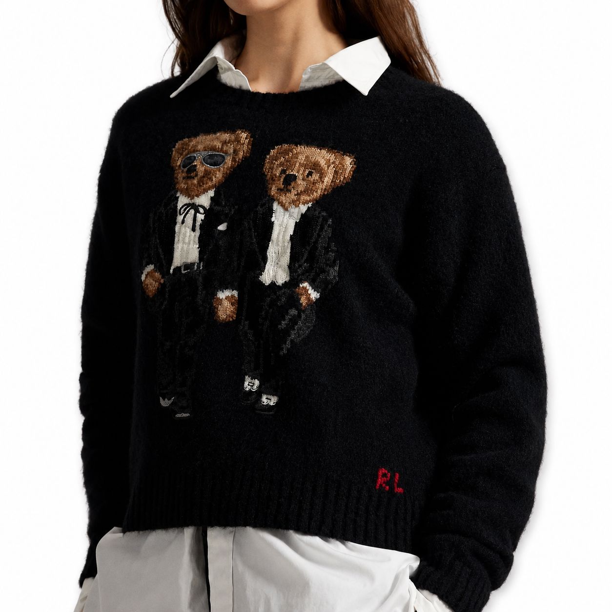 Ralph Lauren the Ralph & Ricky Tuxedo Bear Pullover