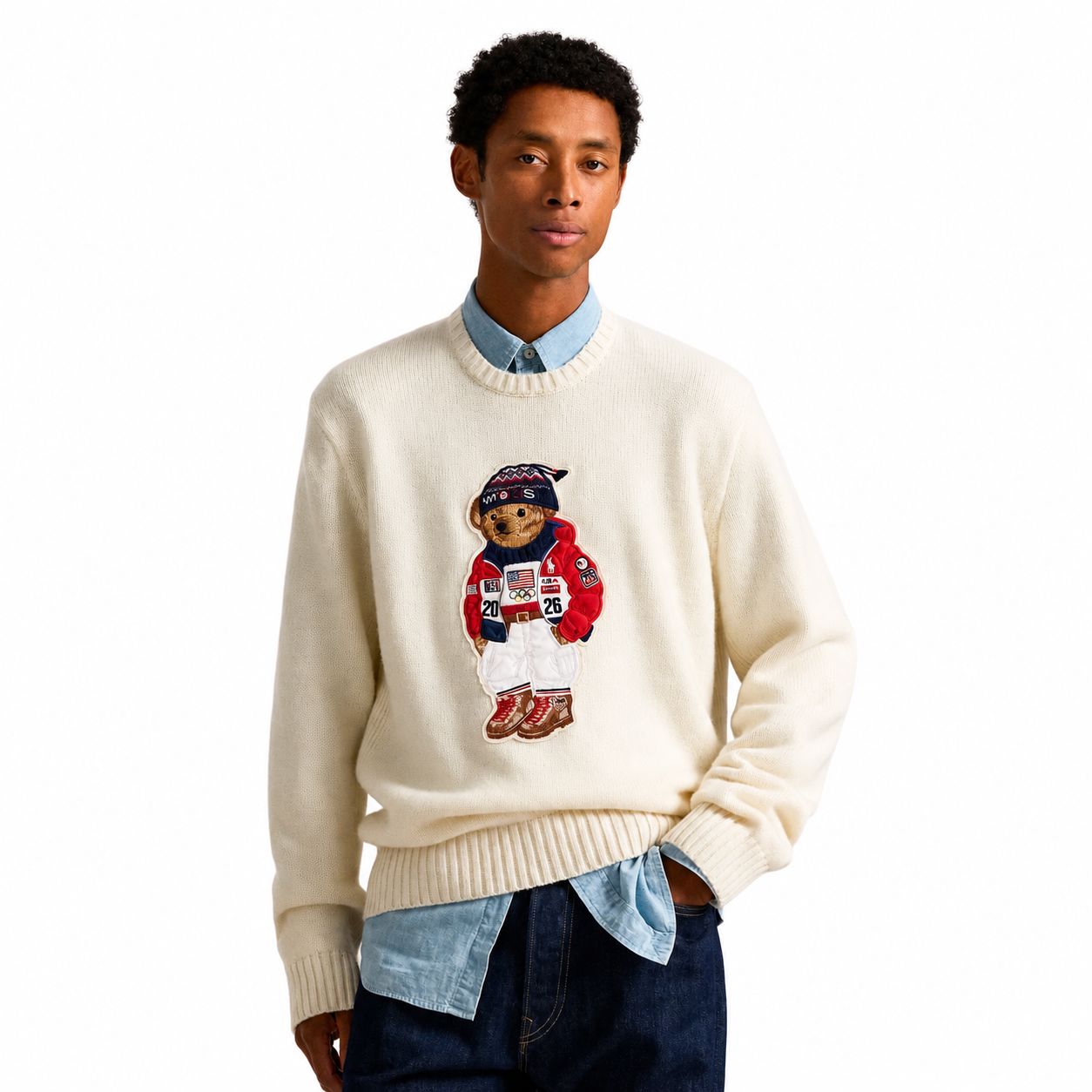 Ralph Lauren Team USA Polo Bear Pullover