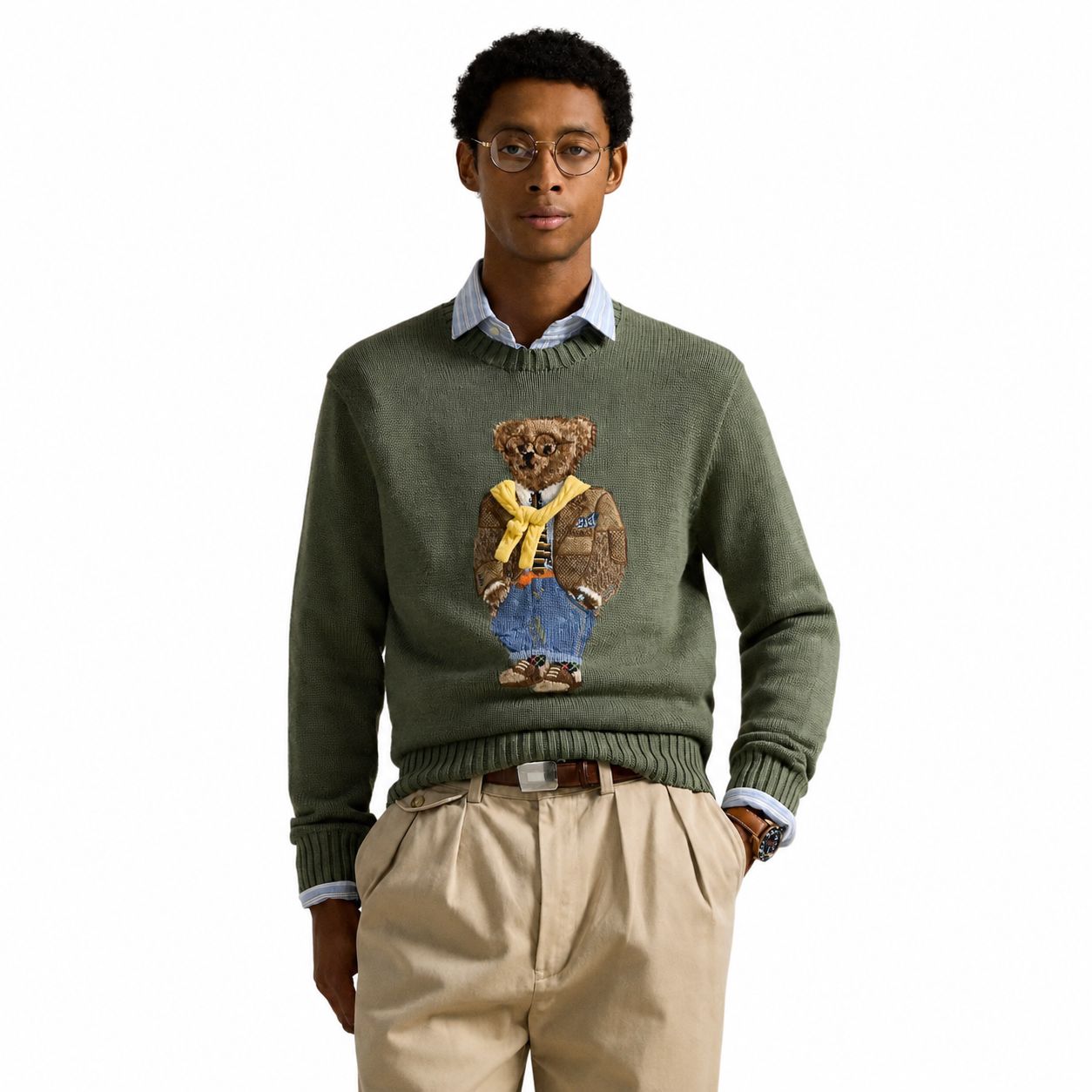 Ralph Lauren Polo Bear Pullover Mit Intarsia-Strick