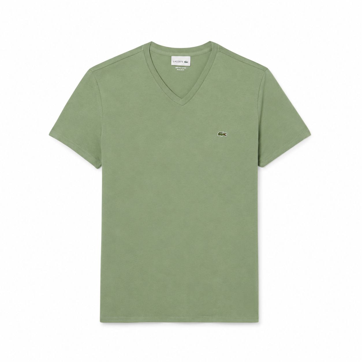 Lacoste Herren V-Ausschnitt T-SHIRT Aus Leichter Pima-Baumwolle
