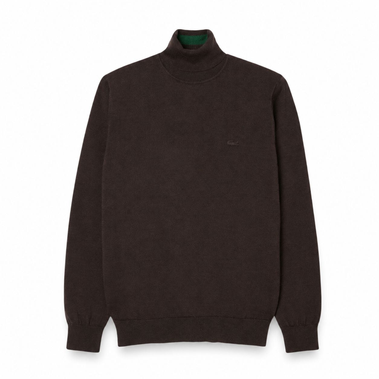 Lacoste Merino Wolle Rollkragen Pullover