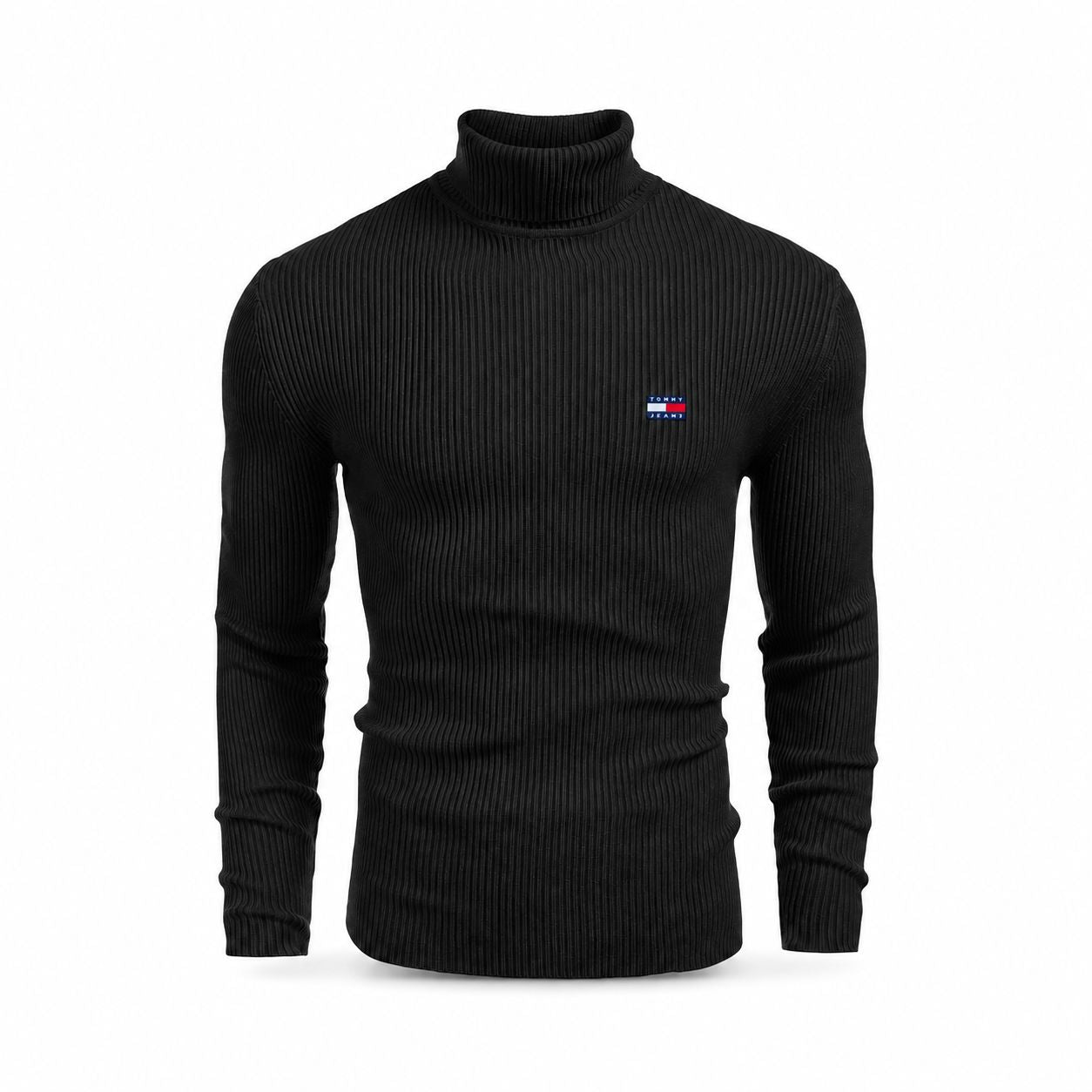 Tommy Hilfiger Rollkragen-Pullover Mit Zopfmuster Aus Wolle