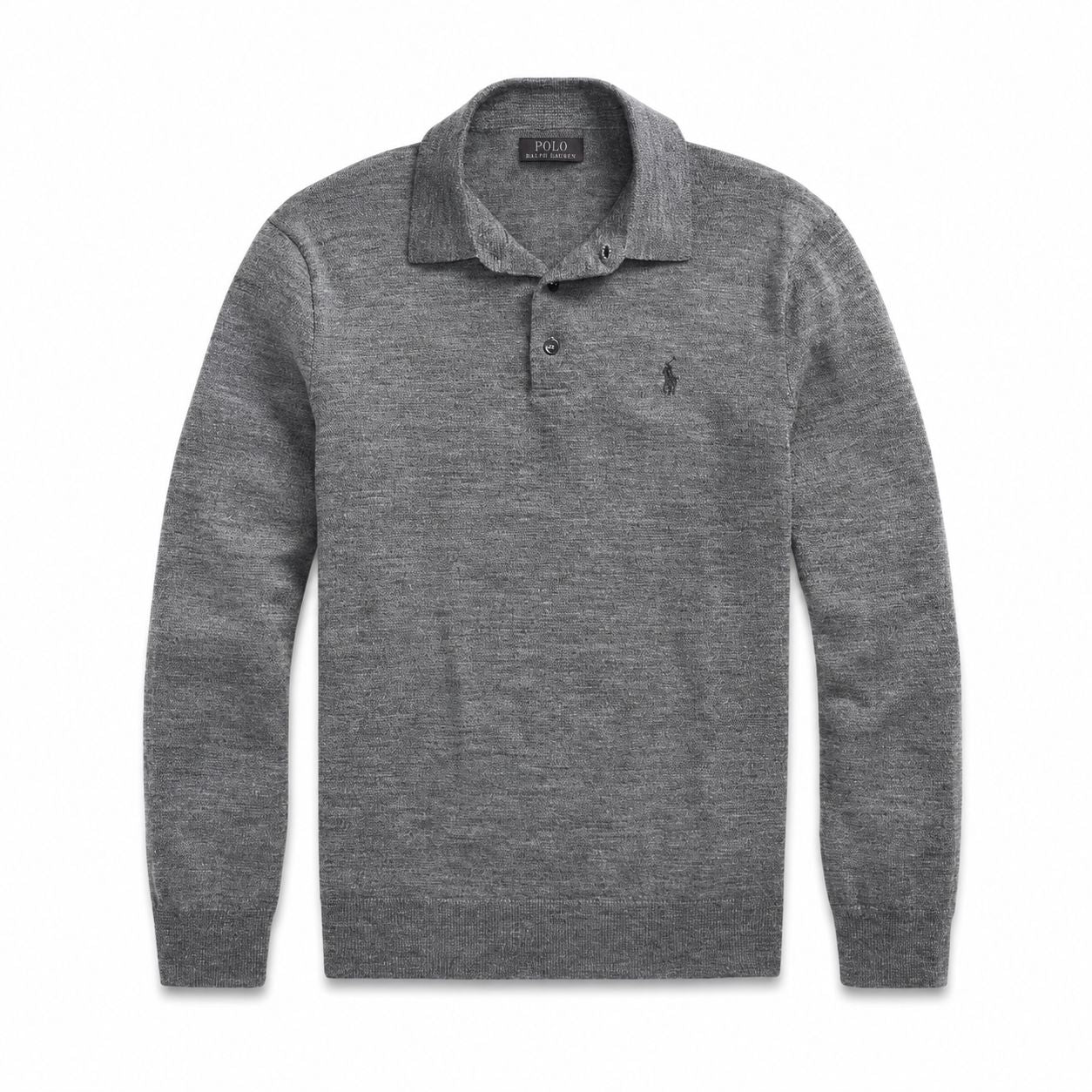 Ralph Lauren Woll-Pullover Mit Polo-Kragen