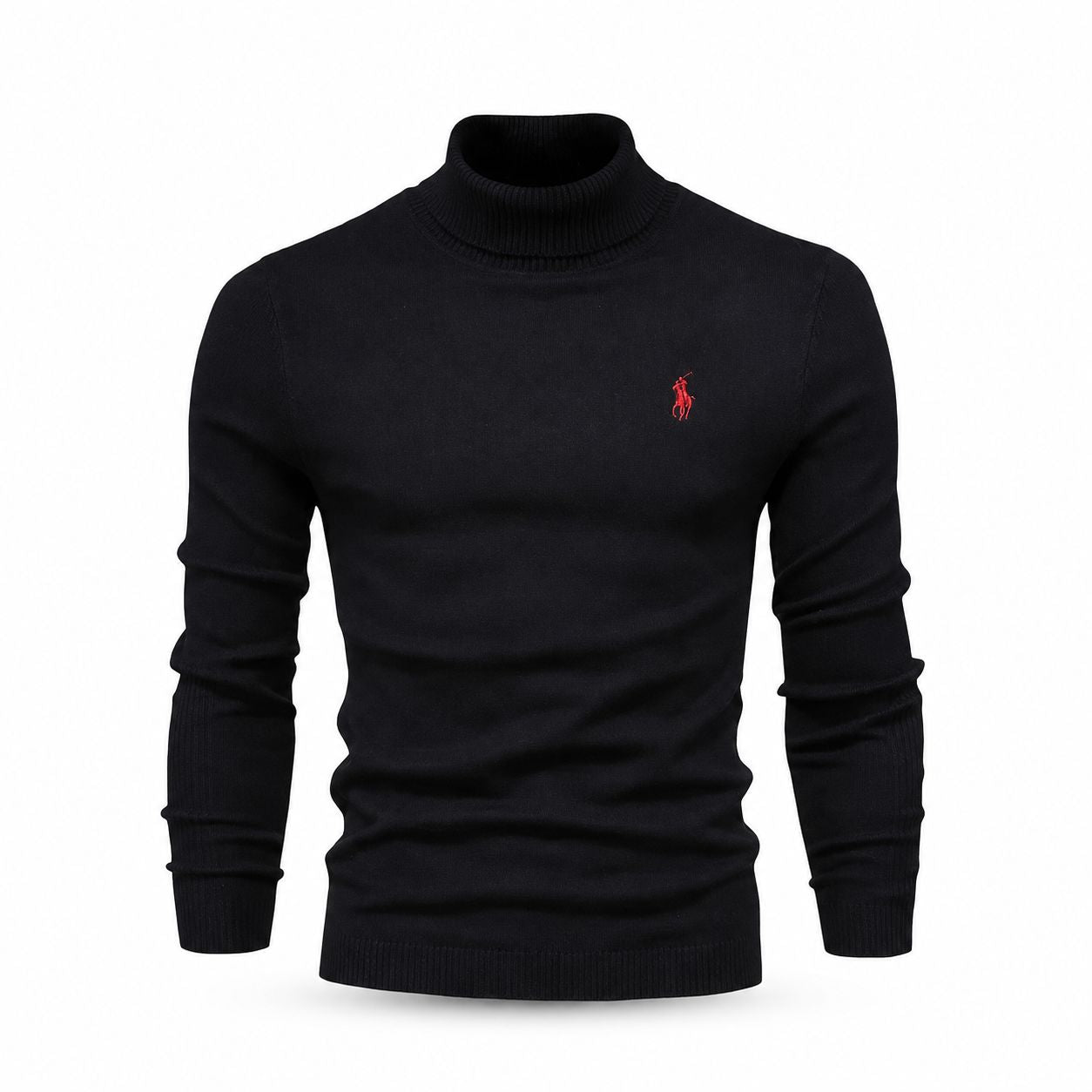 Ralph Lauren Rollkragen Zopfmuster Woll-Pullover