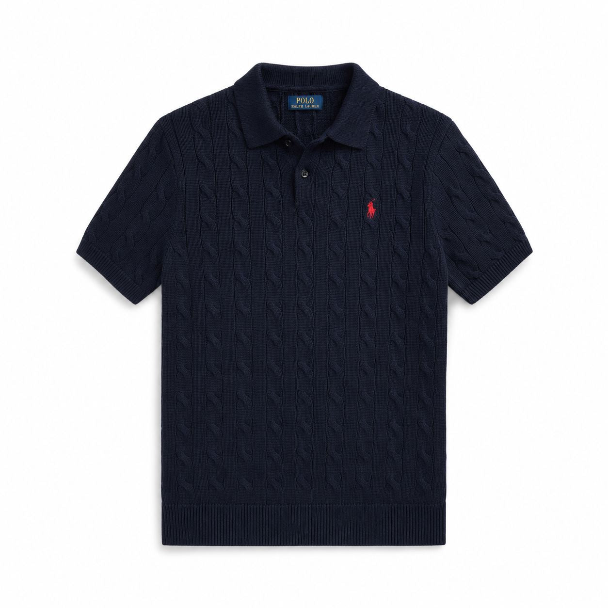 Ralph Lauren Polo-Pullover Aus Baumwolle Mit Zopfmuster