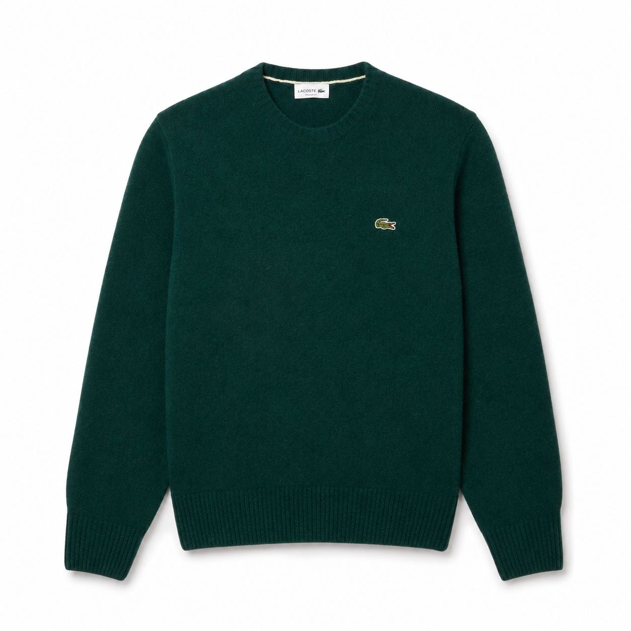 Lacoste Pullover Aus Gekämmter Wolle Mit Rundhalsausschnitt