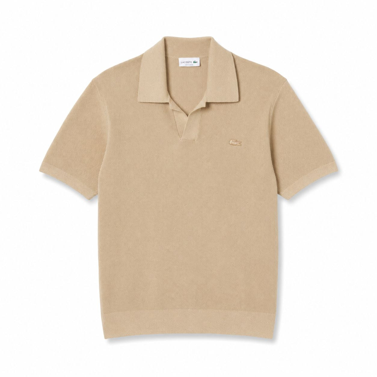 Lacoste Polo-Pullover Aus Baumwoll-Mix Mit Offenem Kragen