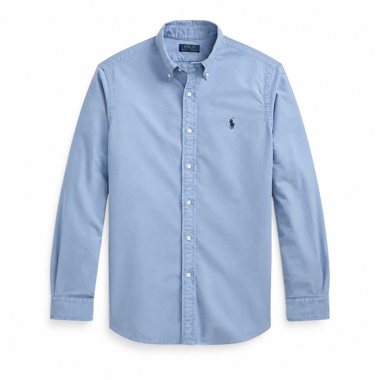 Ralph Lauren Slim Fit Oxford Hemd - Garment-Dyed