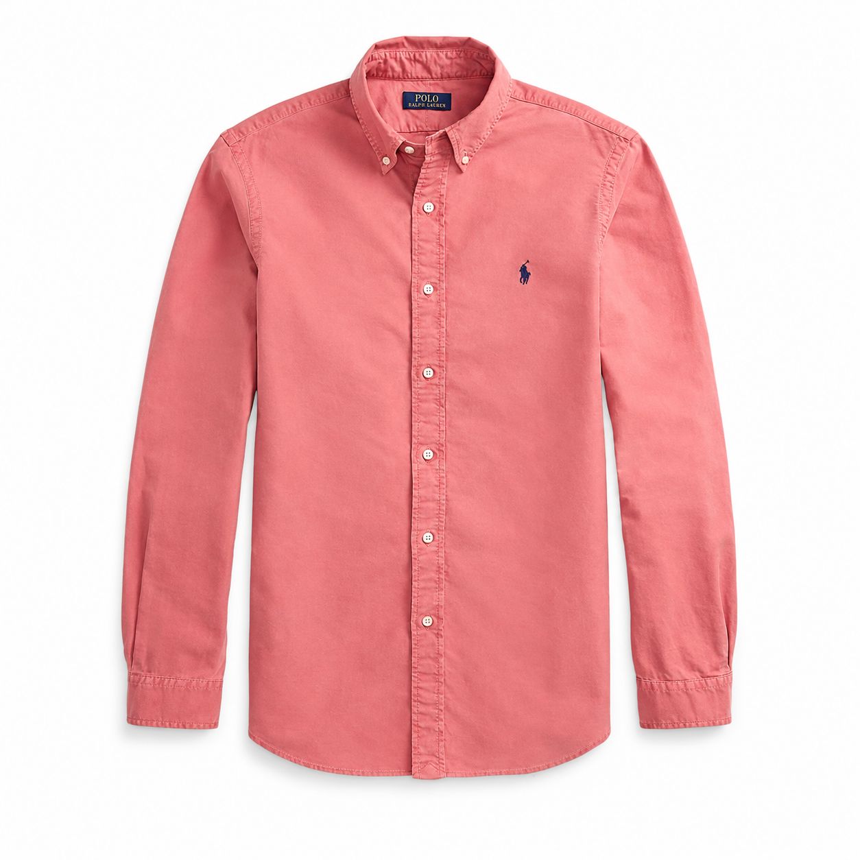 Ralph Lauren Slim Fit Oxford Hemd - Garment-Dyed