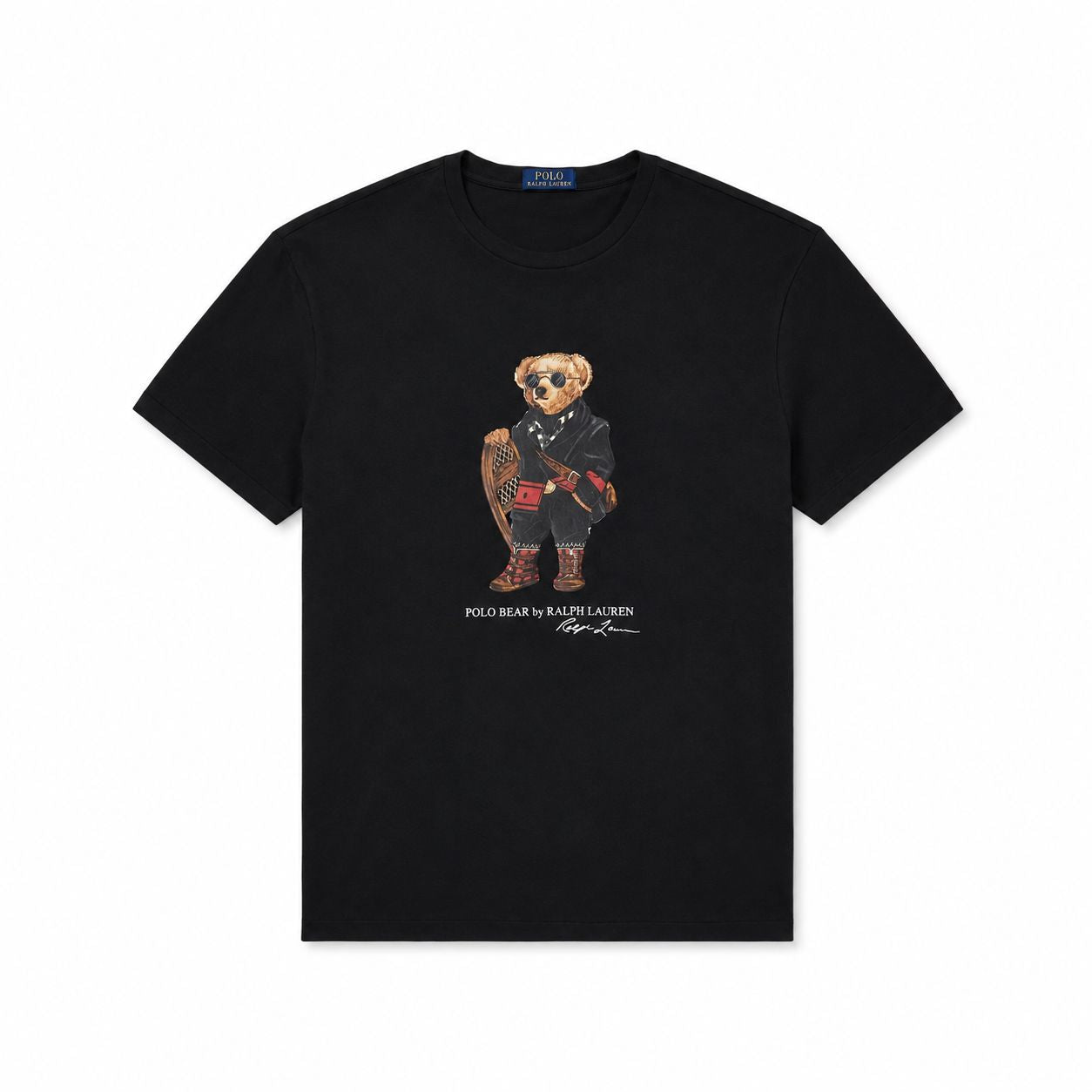 Ralph Lauren Classic Fit Polo Bear Jersey T-SHIRT Schwarz