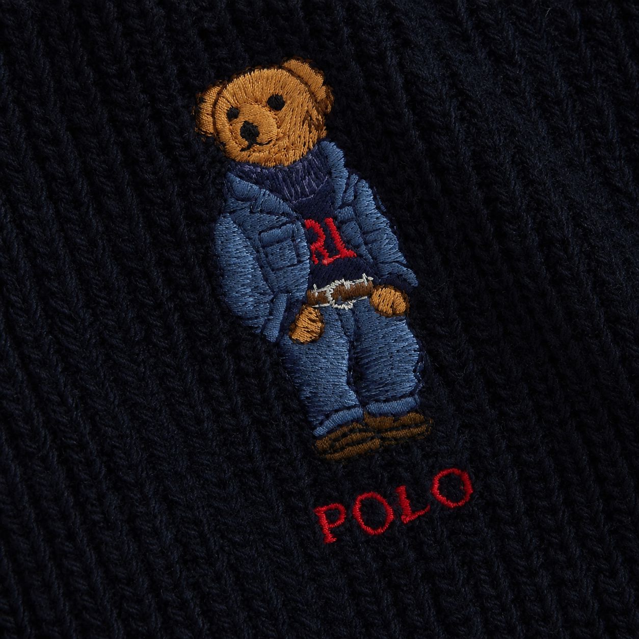 Ralph Lauren Polo Bear Strickschal