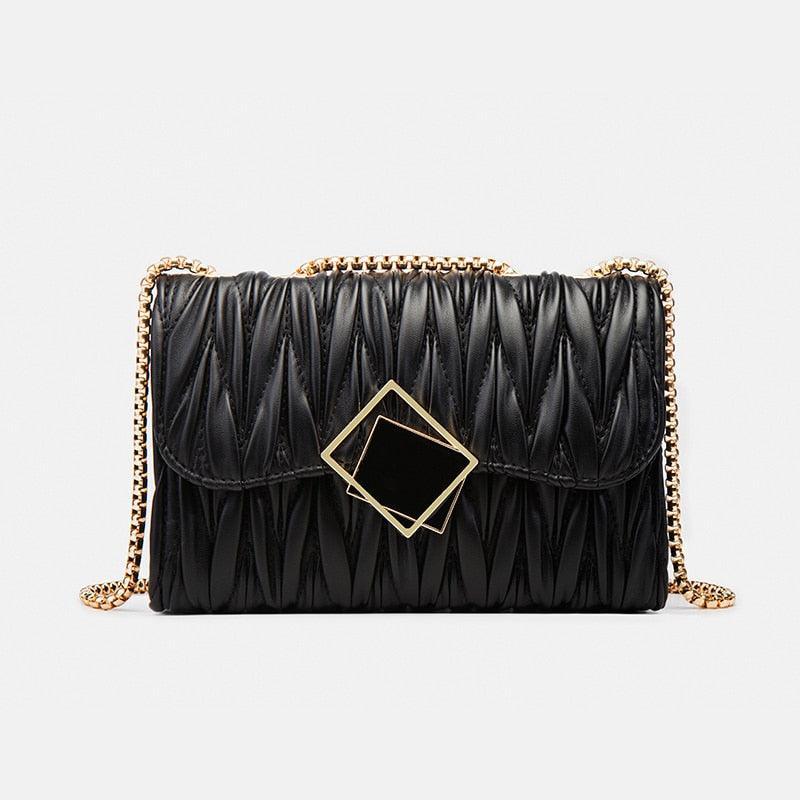 Compact Leather Bag - Vienza
