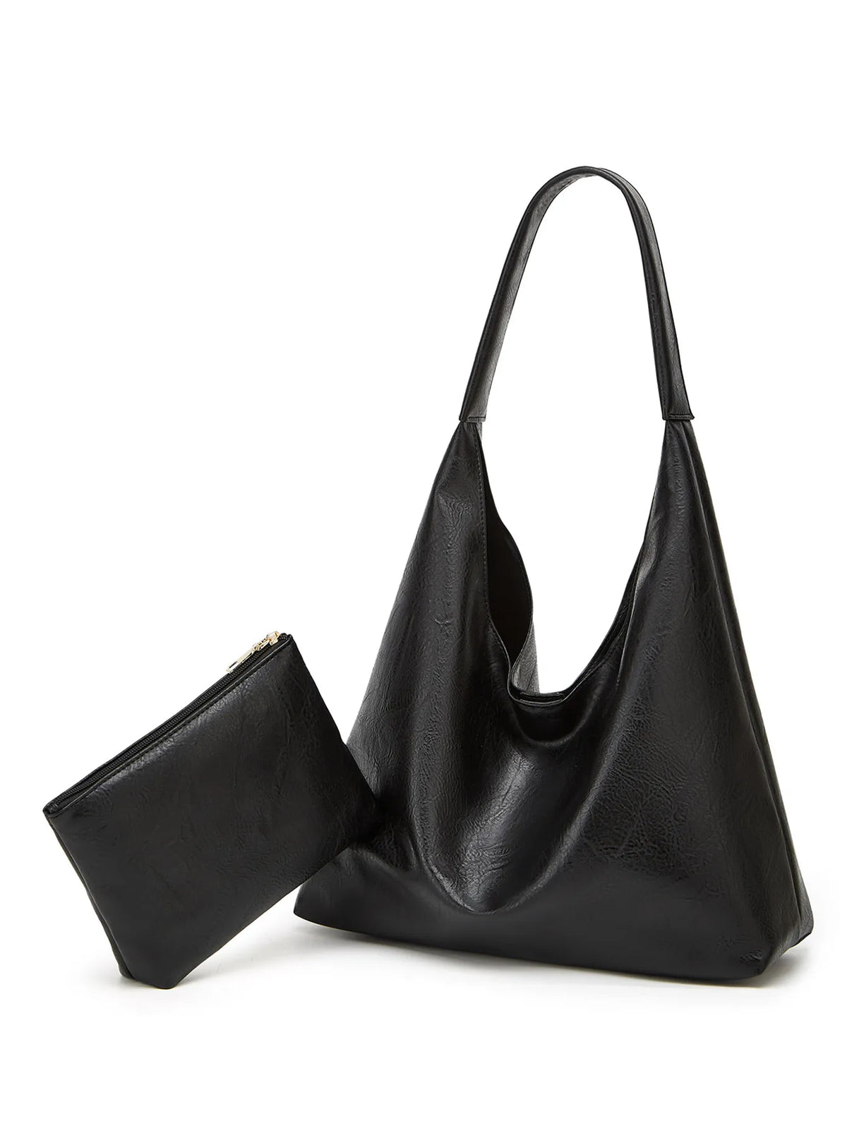 Leather Messenger Bag + Leather Wallet - Manz