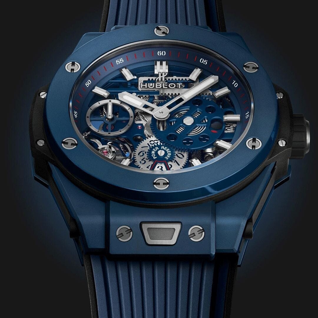 Hublot Big Bang MECA-10 Keramik Blau 45mm Herrenchronograph