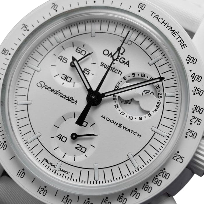 Omega X Swatch Speedmaster Moonswatch "mission to the Moonphase – Full Moon" Chronograph