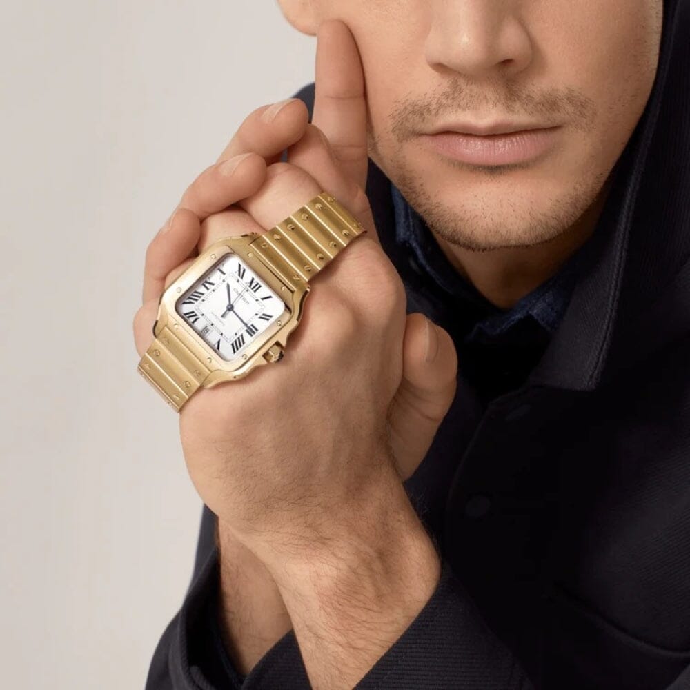 Cartier Santos Gold Herrenuhr