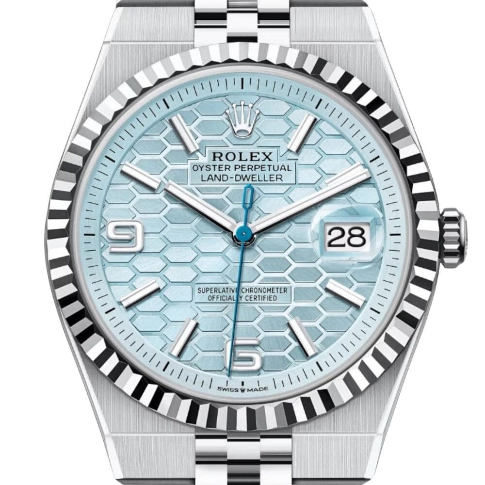 Rolex Land-Dweller 127336 "ice Blue Zifferblatt" 40mm
