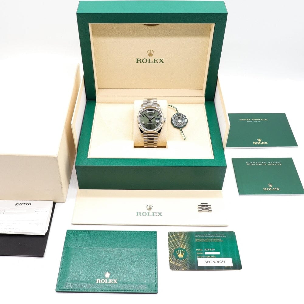 Rolex Day-Date 228239-0033 "grünes Zifferblatt"