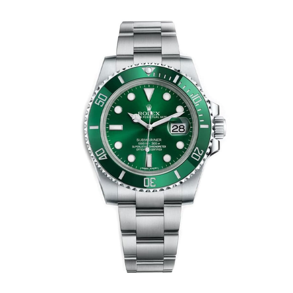 Rolex Submariner Date 116610LV "hulk" Herrenarmbanduhr