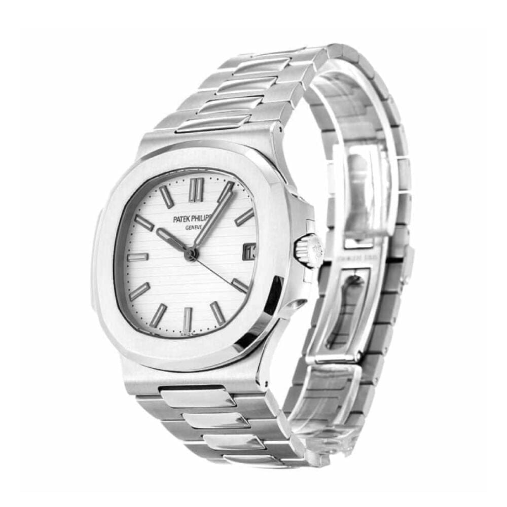 Patek Philippe Nautilus Edelstahl Weißes Zifferblatt 5711/1A-011