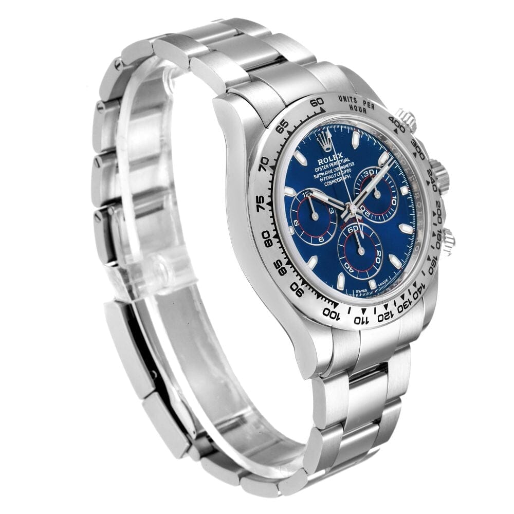 Rolex Daytona 126509 Weißgold Mit Blauem Zifferblatt