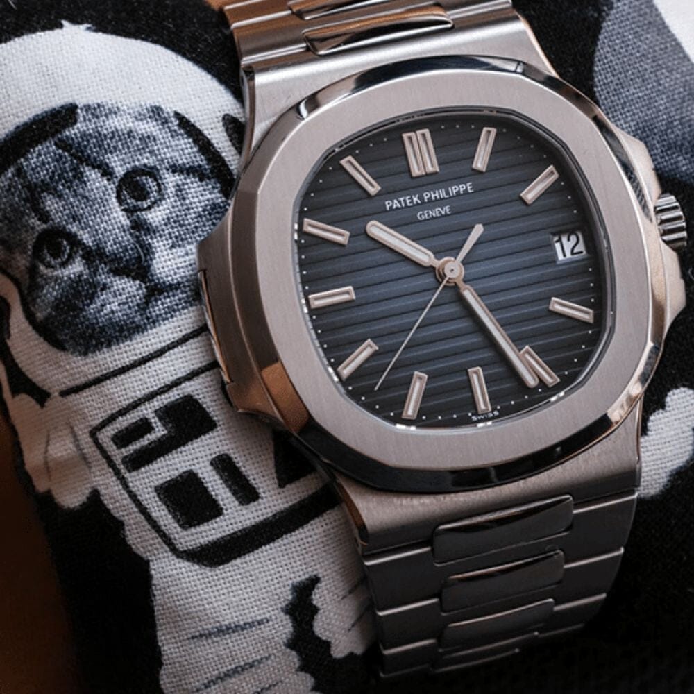 Patek Philippe Nautilus 'blue Gradient' Herrenarmbanduhr