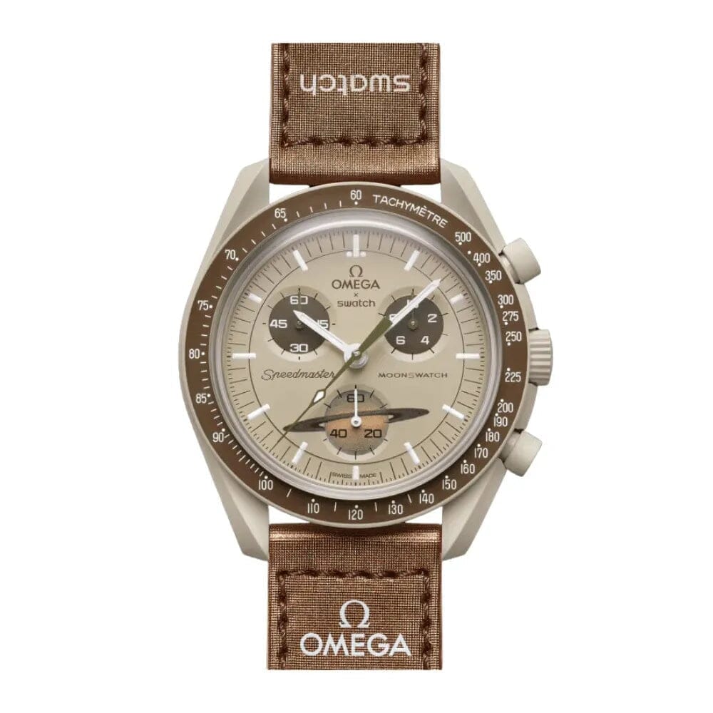 Omega X Swatch Speedmaster Moonswatch "mission to Saturn" Chronograph