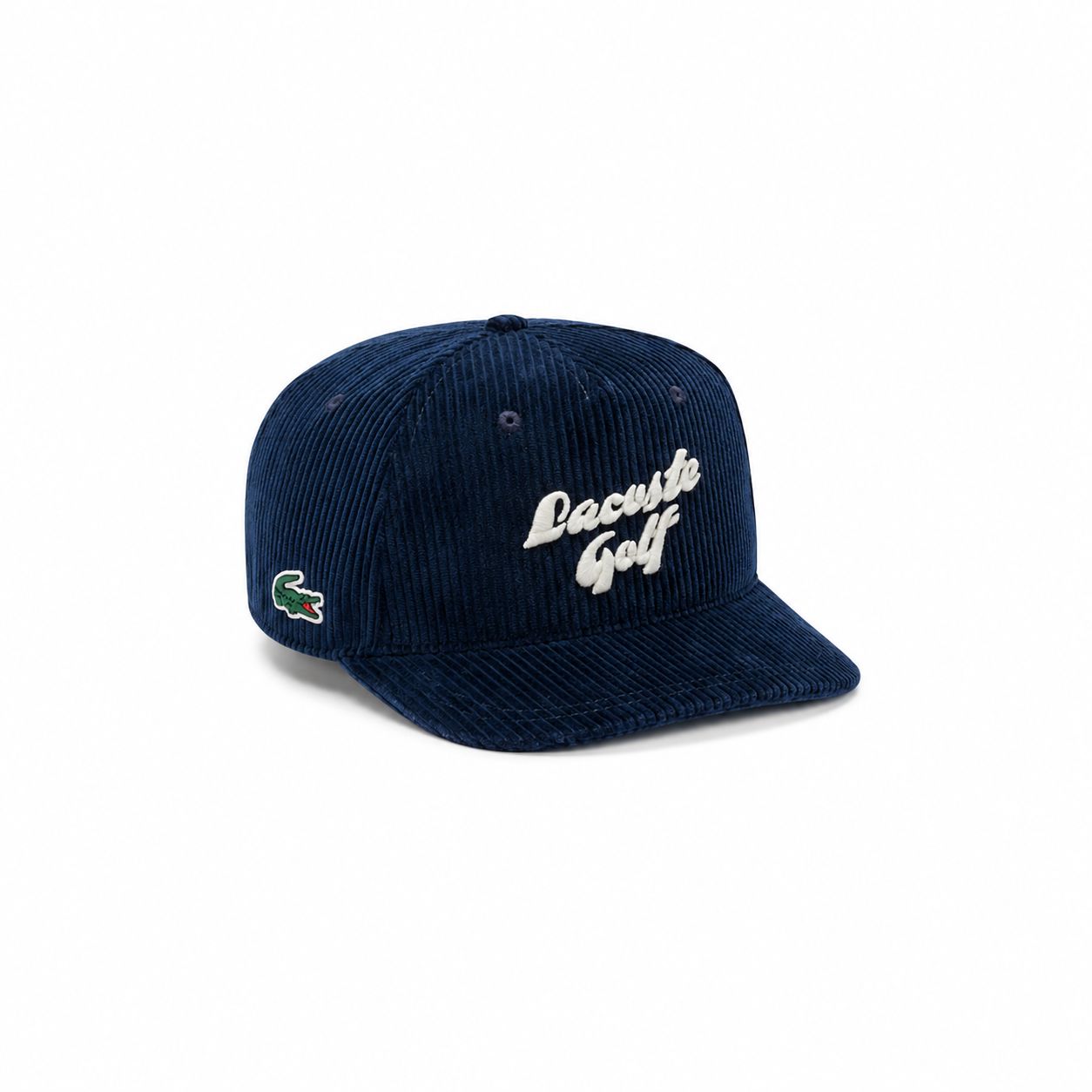 Lacoste Bestickte Cord Golf-Kappe