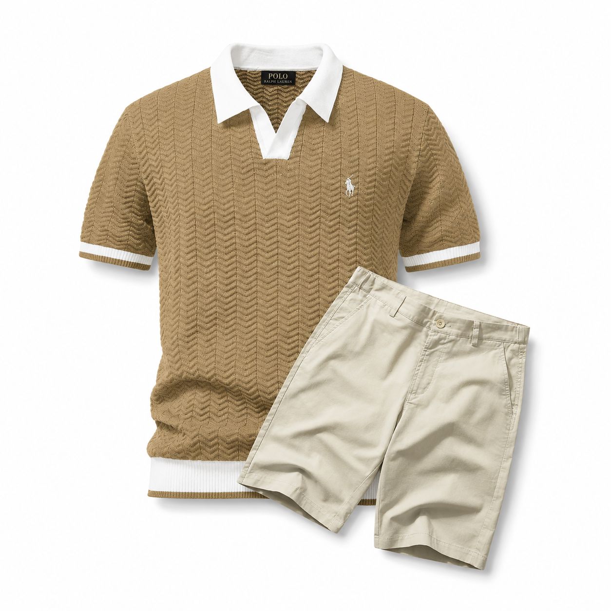 Ralph Lauren Old Money Poloshirt + Shorts Set