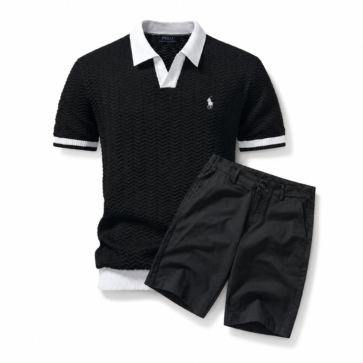 Ralph Lauren Old Money Poloshirt + Shorts Set