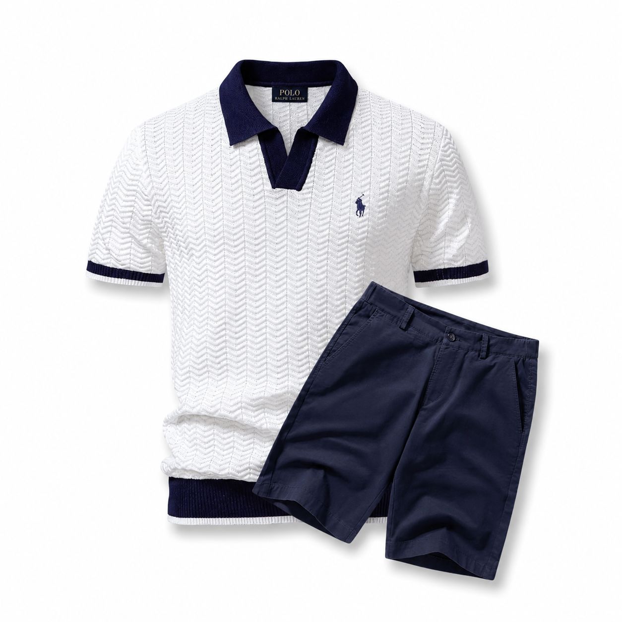 Ralph Lauren Old Money Poloshirt + Shorts Set