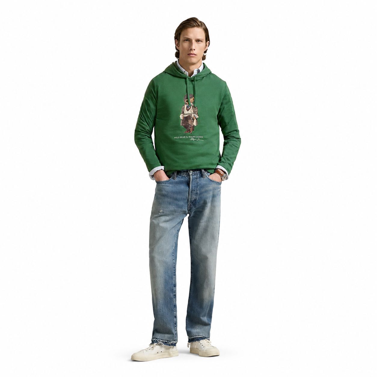 Ralph Lauren Polo Bear Jersey Kapuzen-T-Shirt