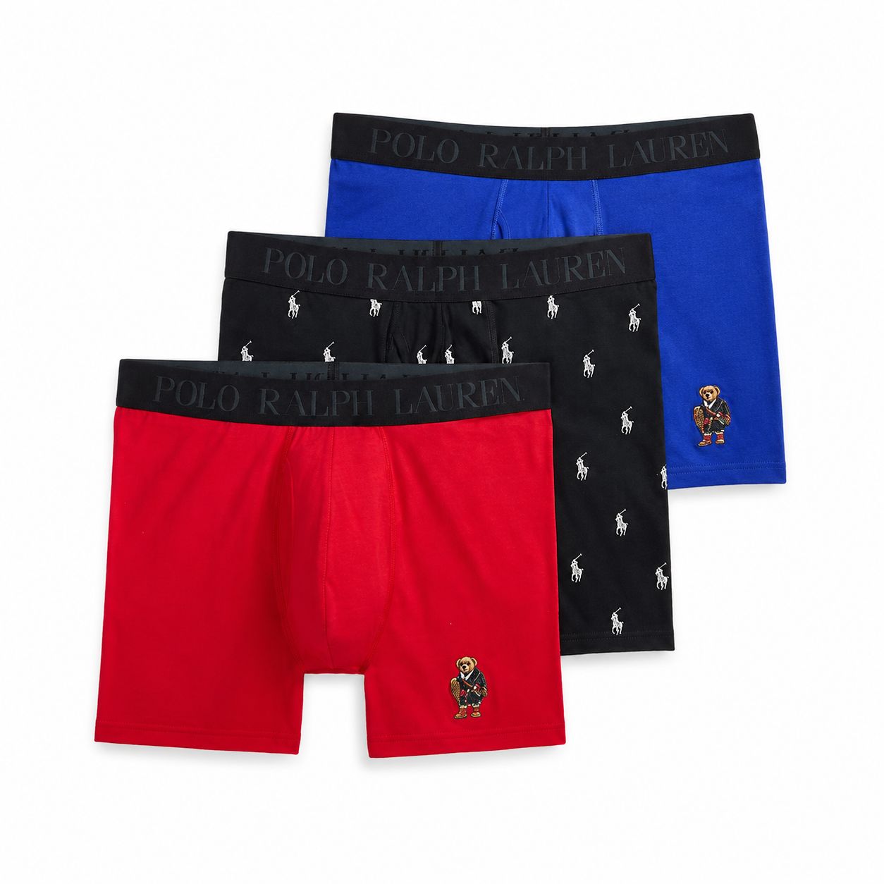 Ralph Lauren 4D-Flex Polo Bear Boxershorts 3er-Pack