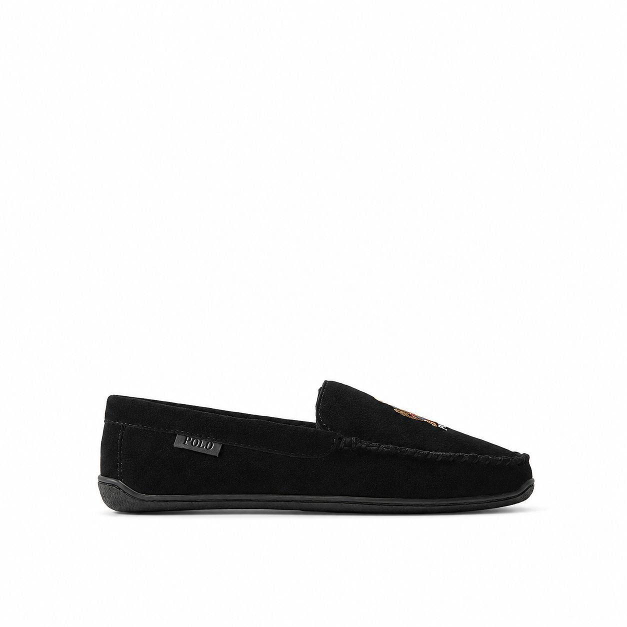 Ralph Lauren Brenan Polo Bear Wildleder-Hausschuhe
