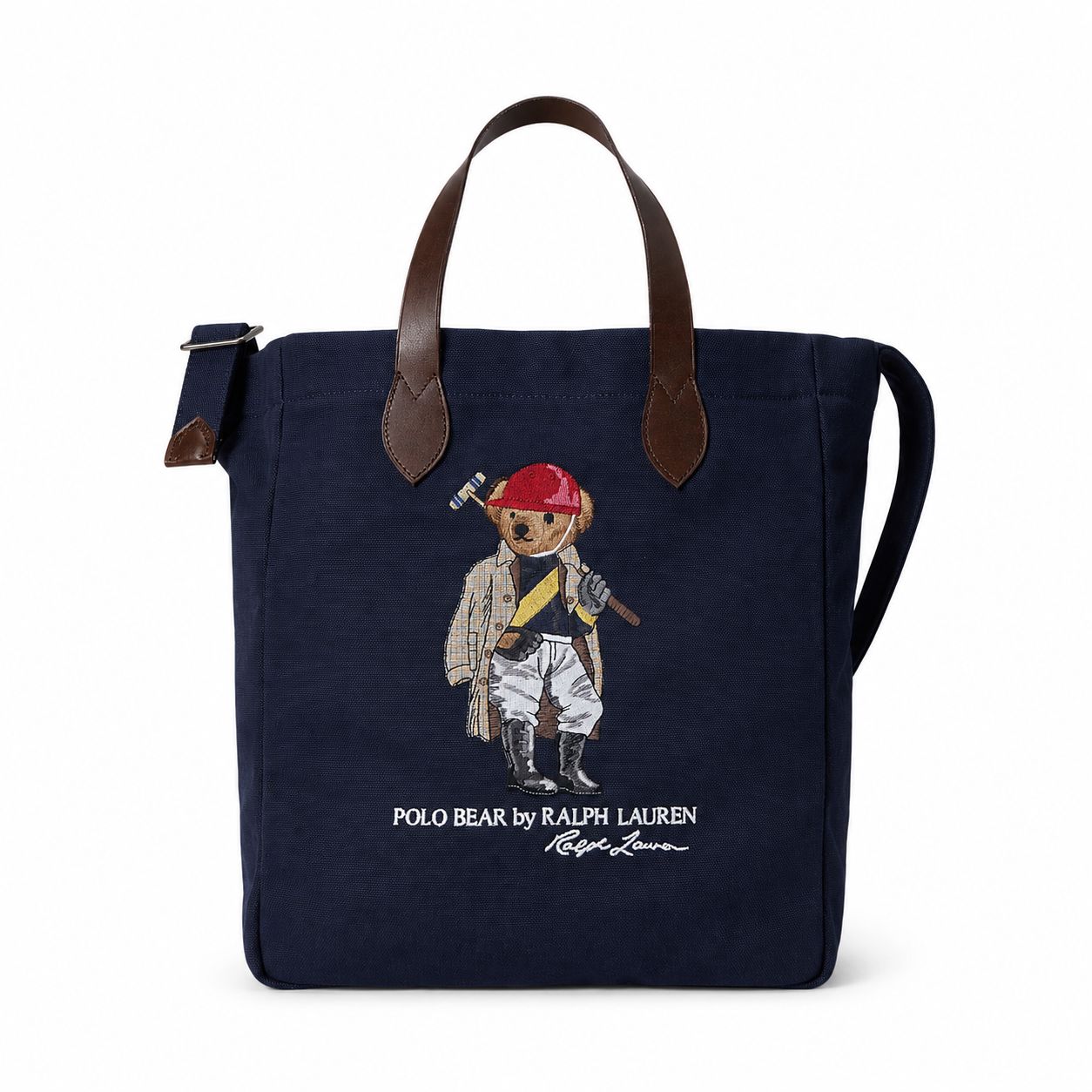Ralph Lauren Polo Bear Canvas Einkaufstasche