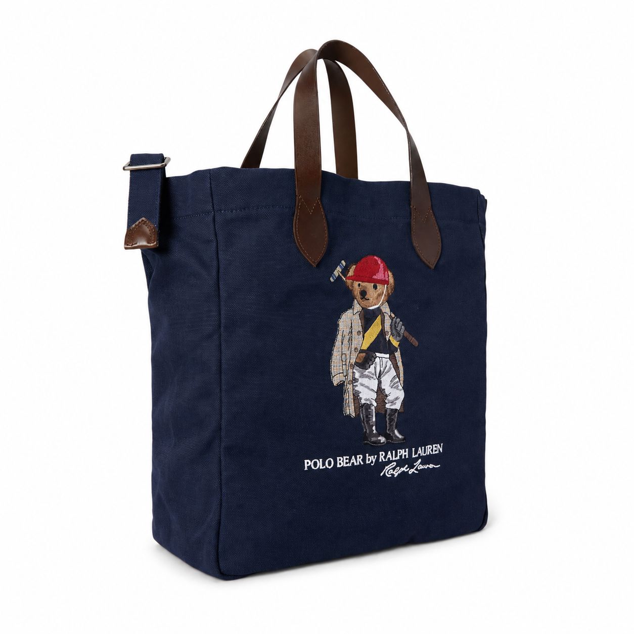 Ralph Lauren Polo Bear Canvas Einkaufstasche