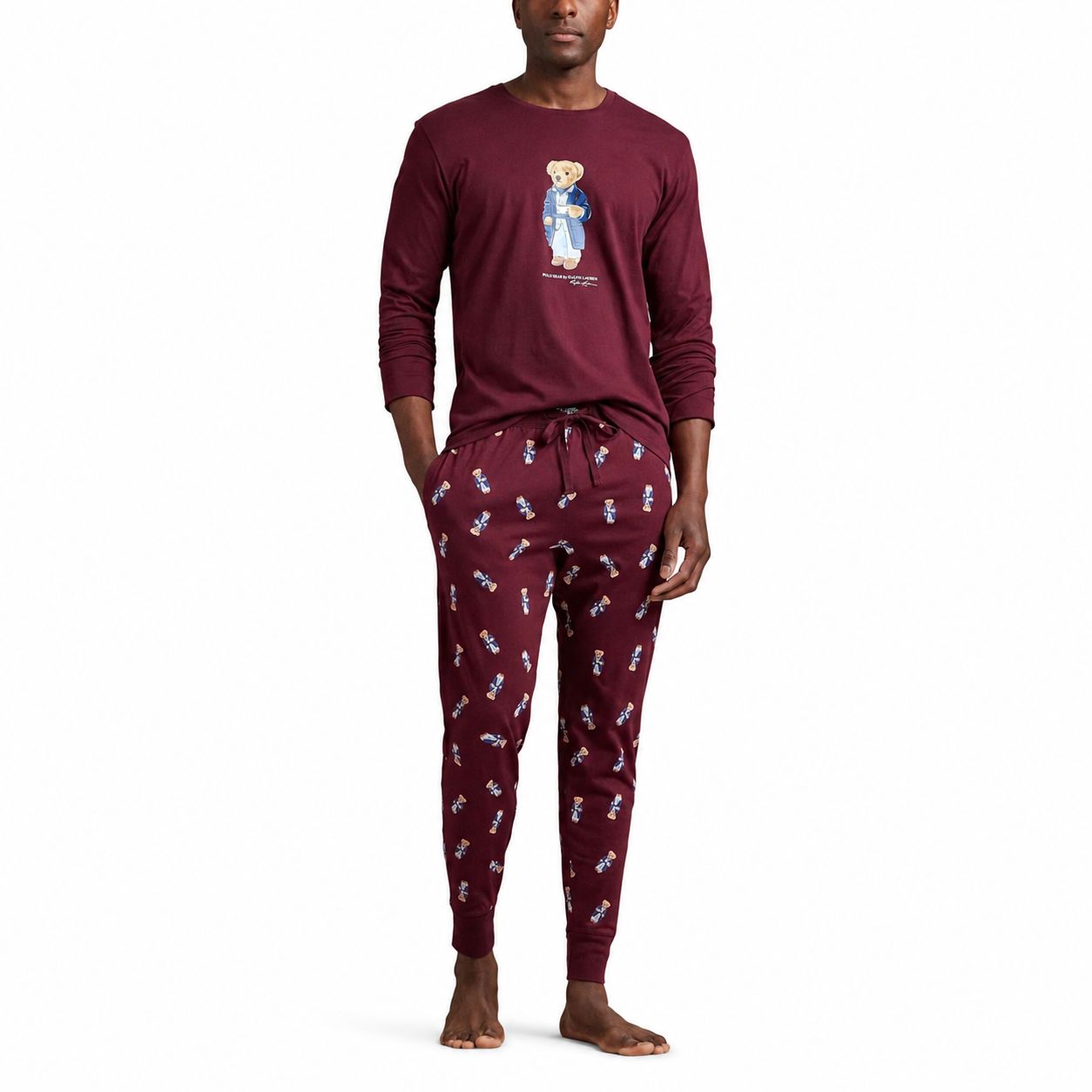 Ralph Lauren Polo Bear Jersey Schlafanzug-Set