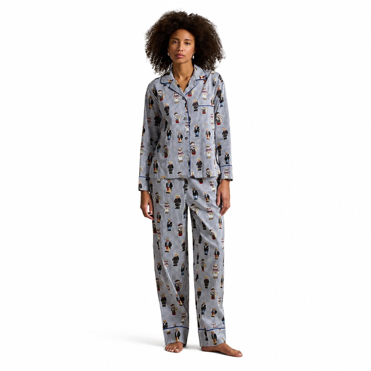 Ralph Lauren Polo Bear Baumwoll-Sateen Pyjama-Set