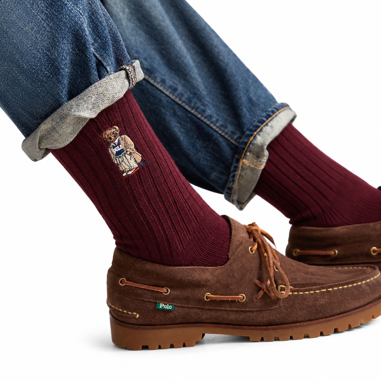 Ralph Lauren Polo Bear Crew Socken 3er-Pack Geschenkset