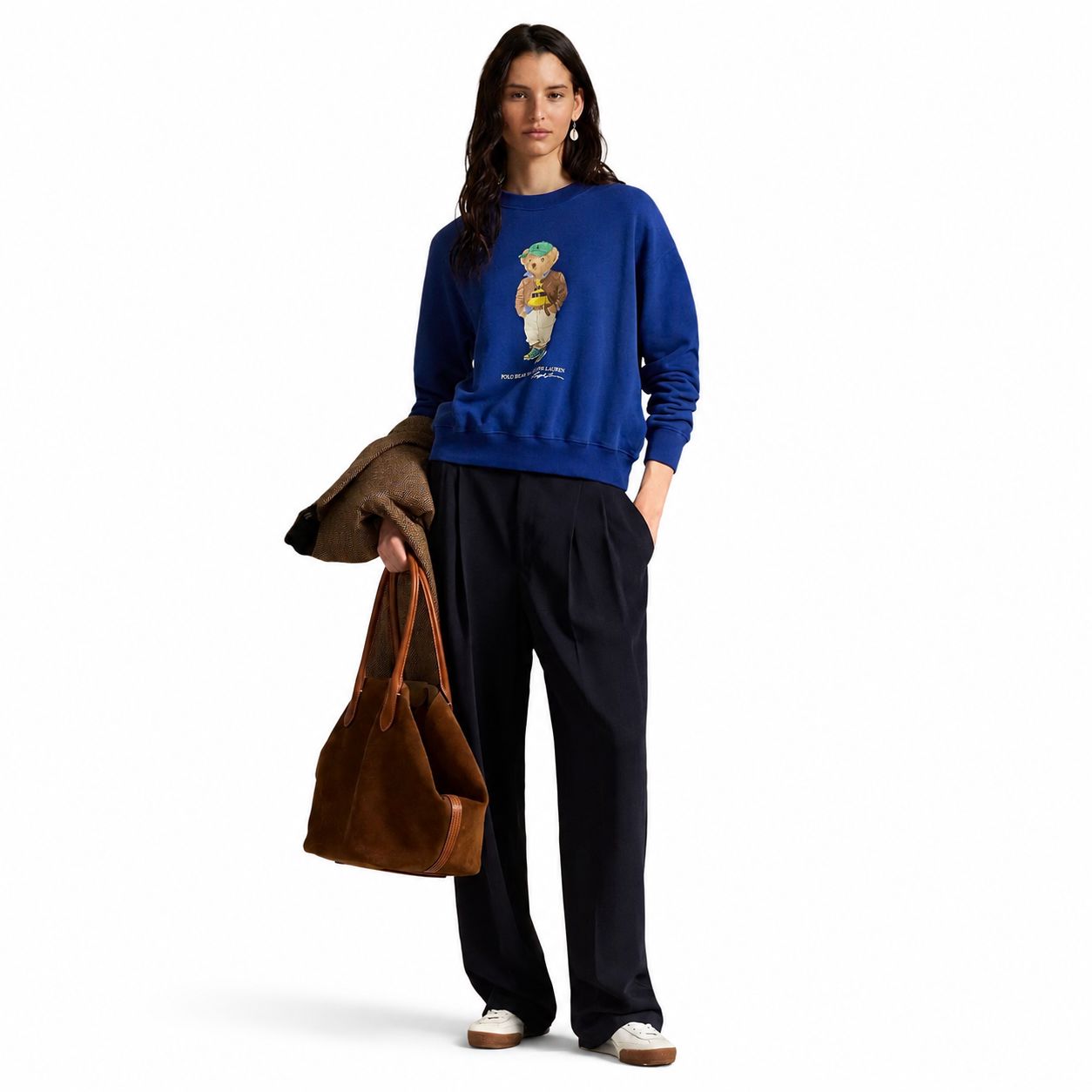 Ralph Lauren Polo Bear Leichtes Fleece Rundhals-Sweatshirt