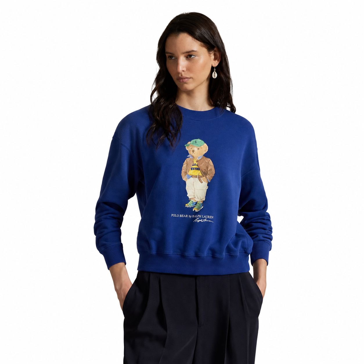 Ralph Lauren Polo Bear Leichtes Fleece Rundhals-Sweatshirt