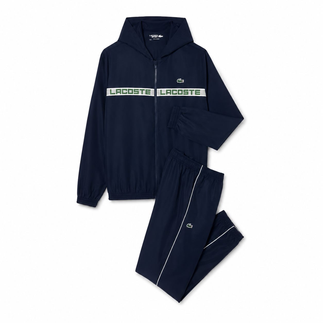 Lacoste Logo Streifen Tennis Trainingsanzug