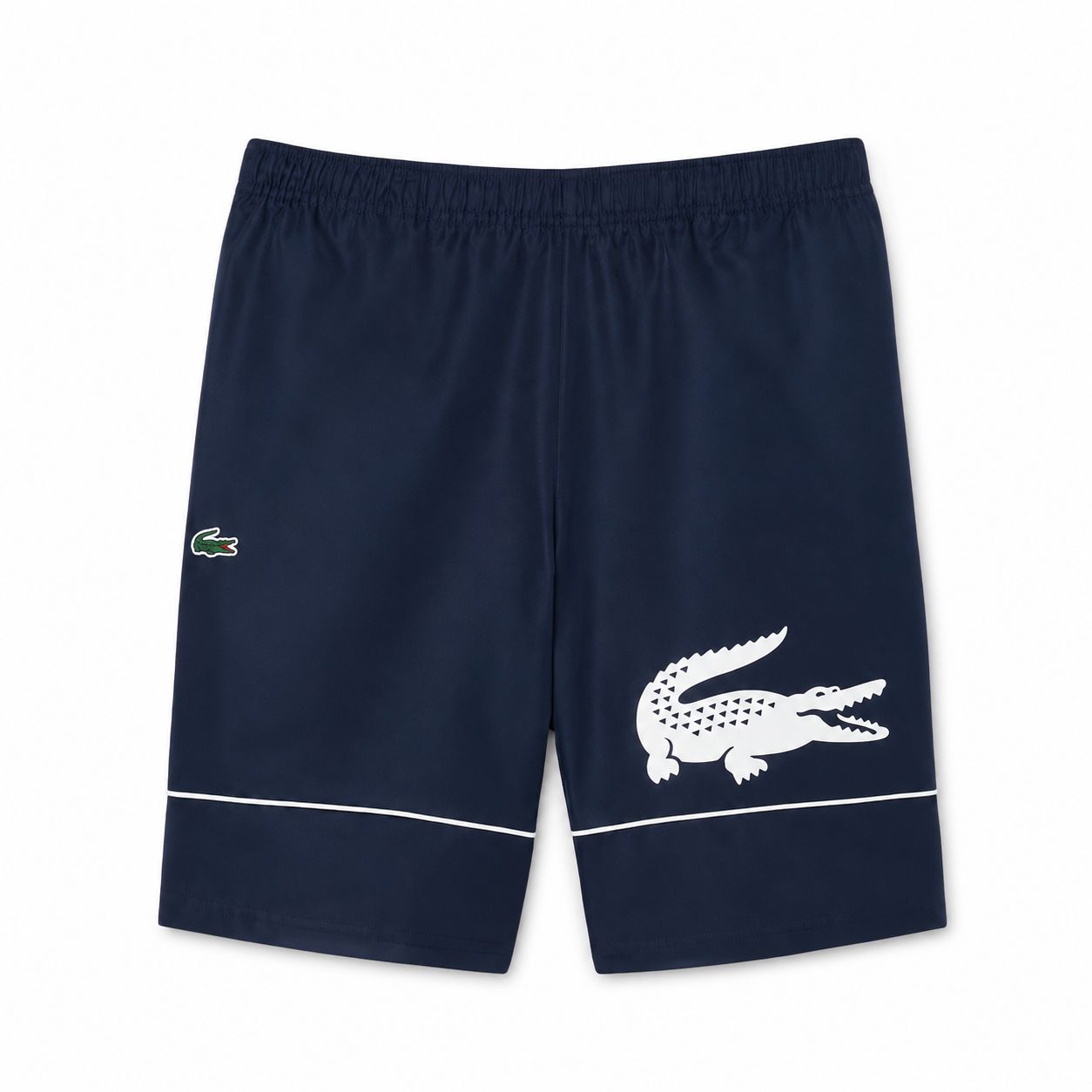 Lacoste Tennis-Shorts Aus Bedrucktem Diamant-Taft