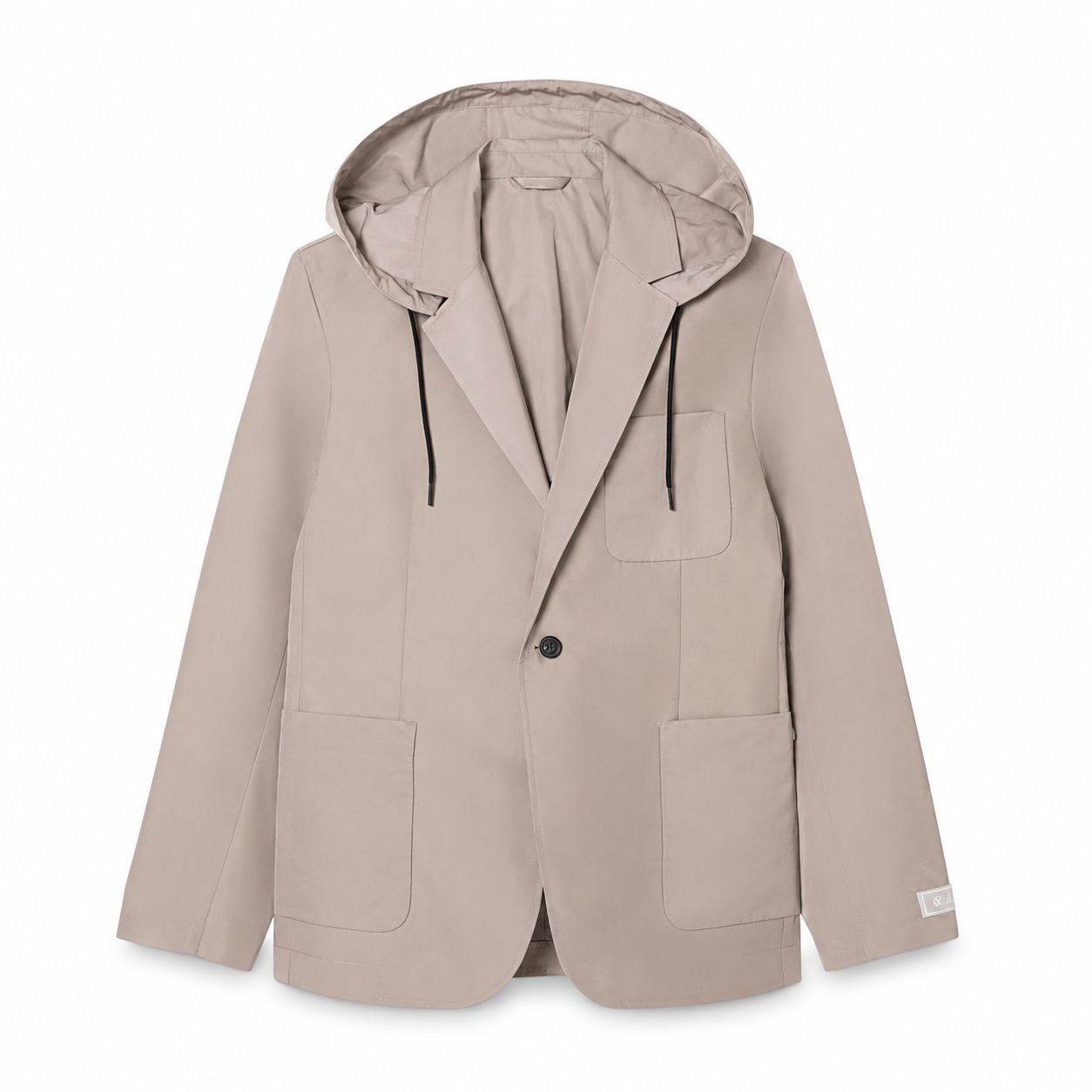 Lacoste Twill-Blazer Mit Kapuze