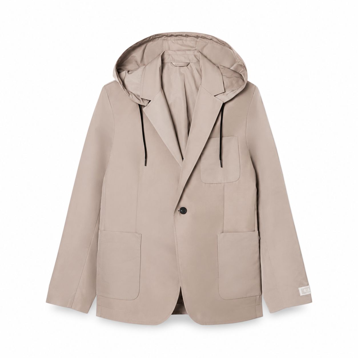 Lacoste Twill-Blazer Mit Kapuze
