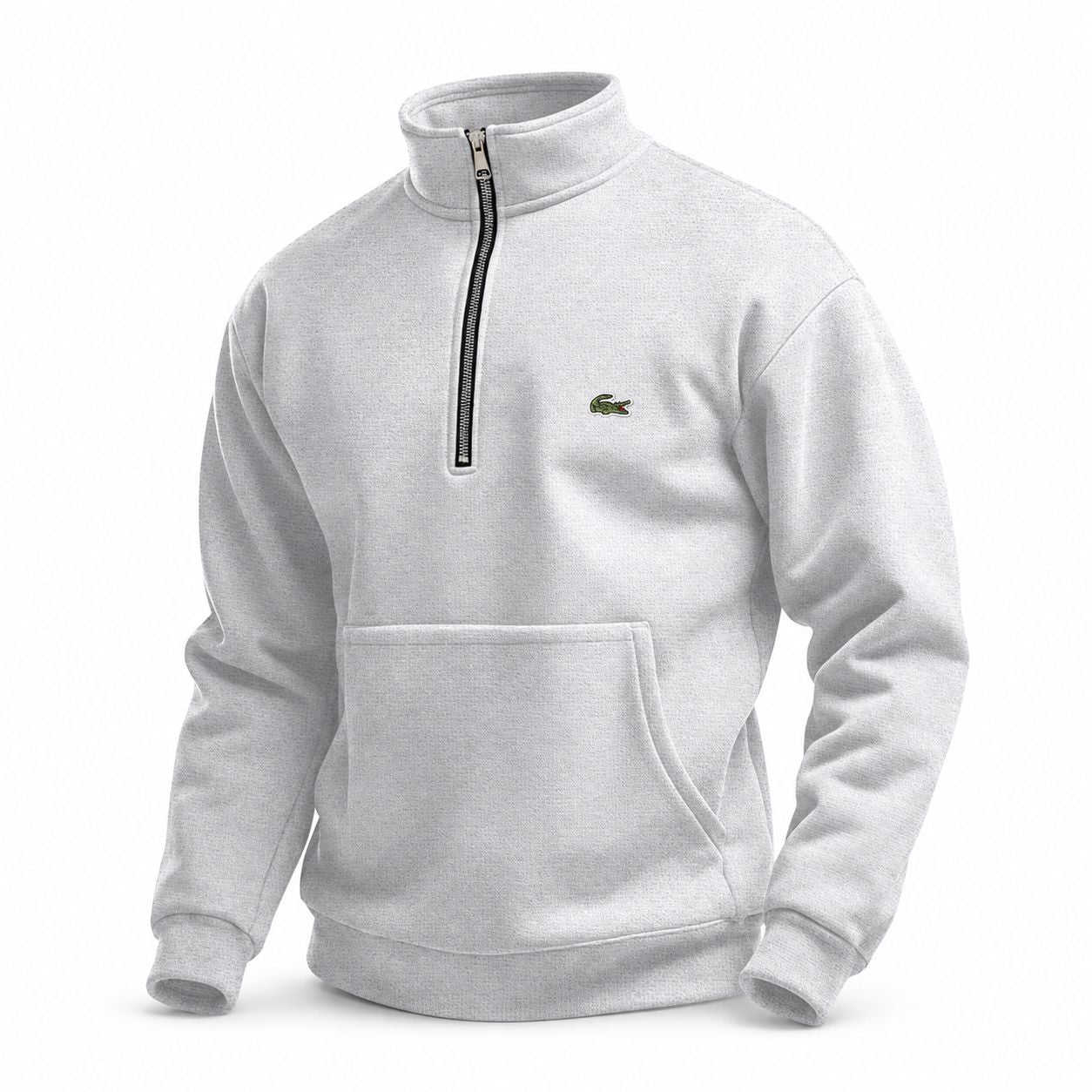 Lacoste Pullover Mit Halbem Reißverschluss
