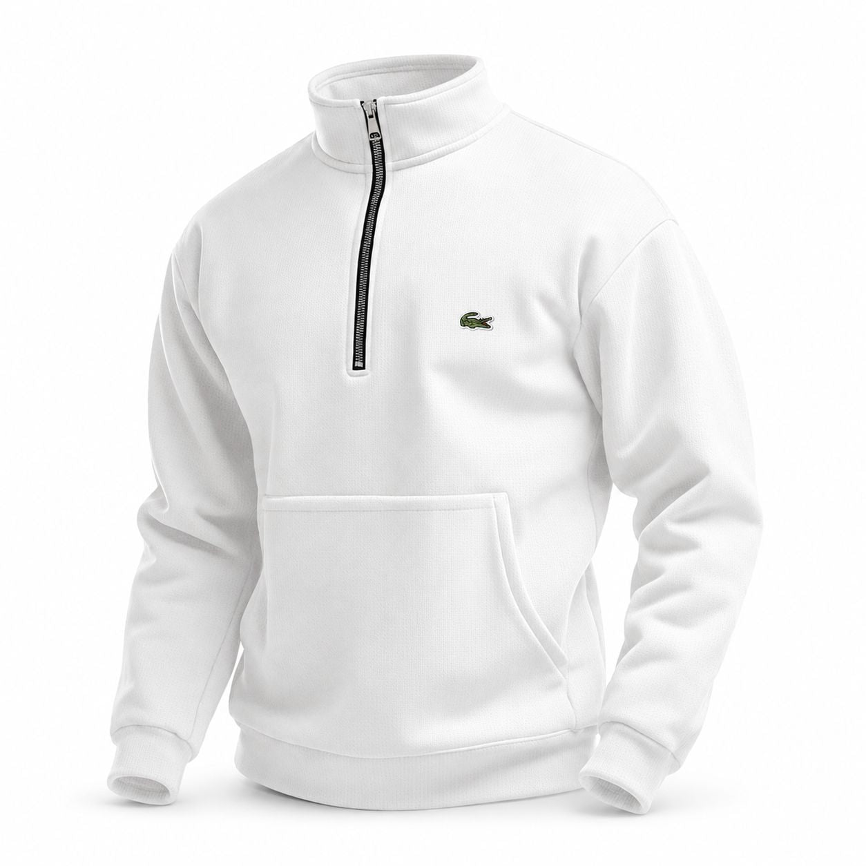 Lacoste Pullover Mit Halbem Reißverschluss